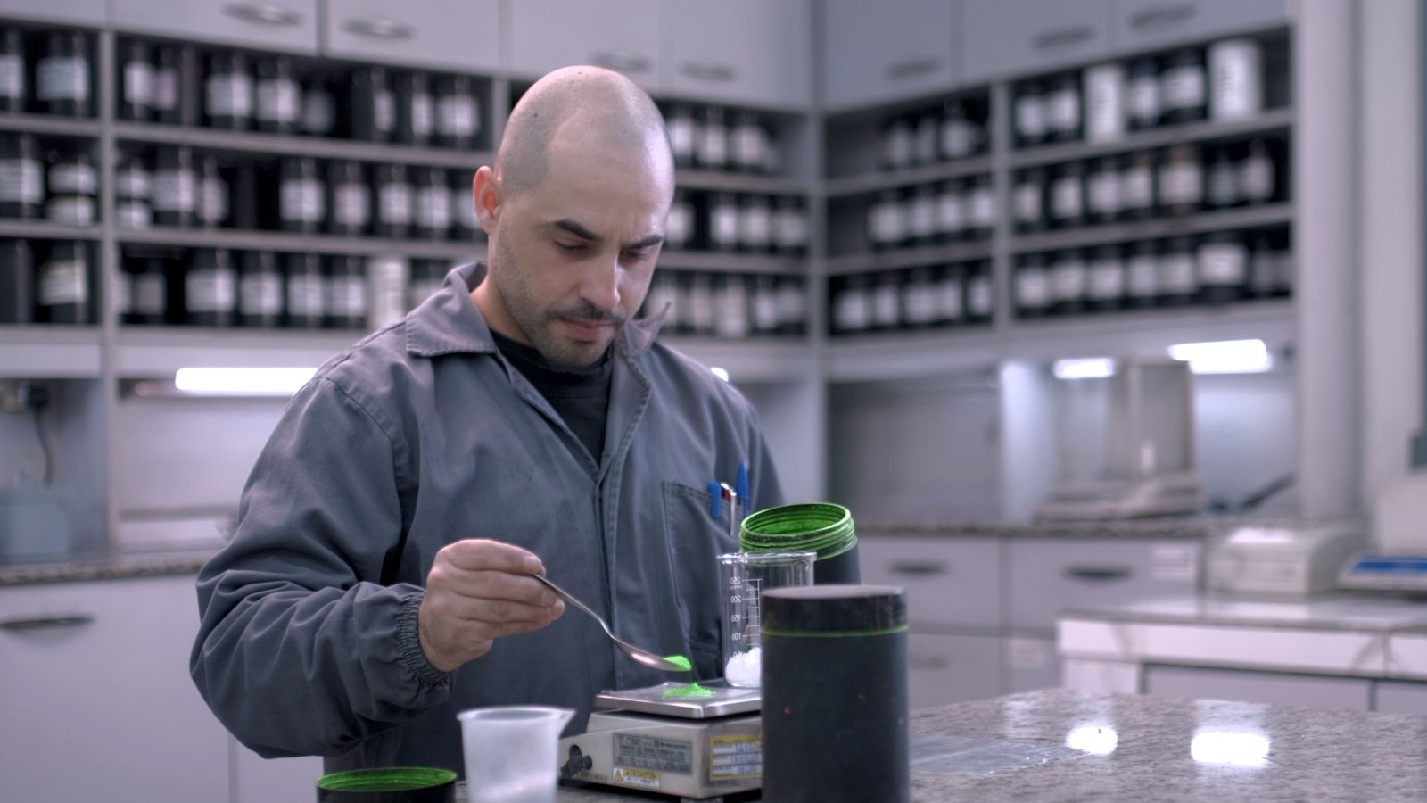 Laboratório de controle de qualidade Concept